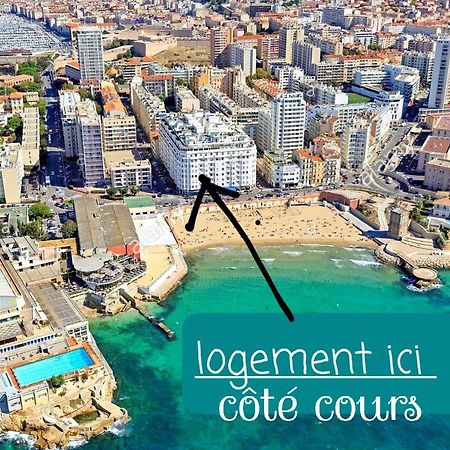 Studio Design Plage Des Catalans Marseille Exteriör bild