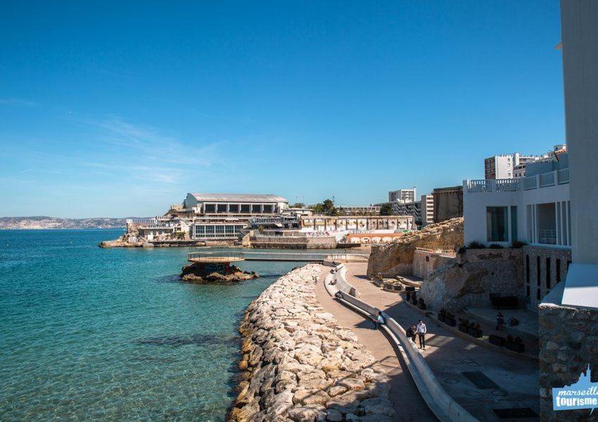 Studio Design Plage Des Catalans Marseille Exteriör bild